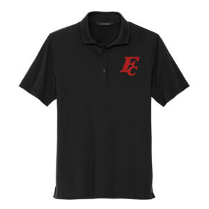 Forest City Staff MERCER METTLE Men Stretch Jersey Polo – Deep Black