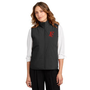 Forest City Staff Mercer Mettle Women Brookline Quilted Vest- Black
