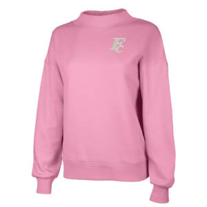 Forest City Staff Charles River Women’s Willow Mock Neck Sweatshirt -Pink