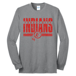 Forest City Staff Unisex Long Sleeve Core Blend T-Shirt-Athletic Heather