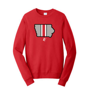 Forest City Staff Unisex Fan Favorite Crew Sweatshirt-Bright Red