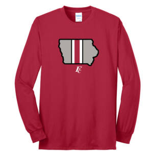 Forest City Staff Unisex Cotton Long Sleeve Tee-Red