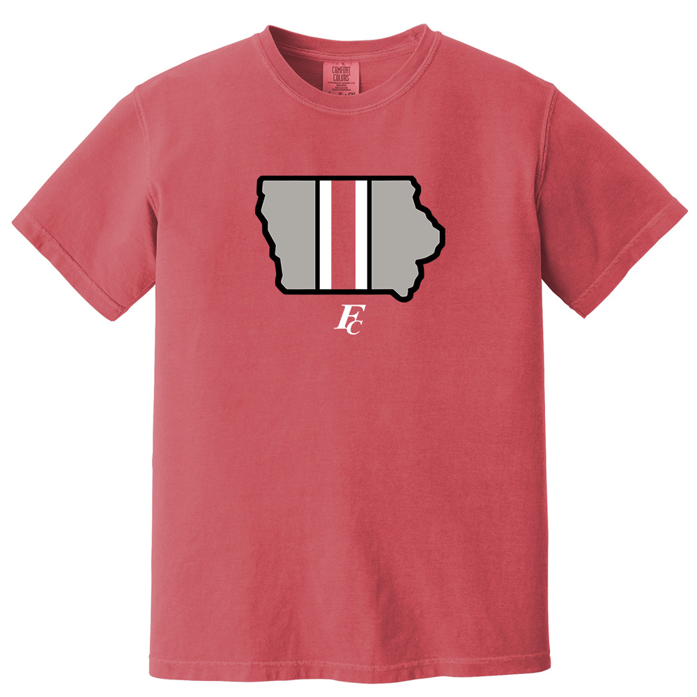 Forest City Staff Comfort Colors Pigment Dyed Short Sleeve Shirt Unisex-Crimson