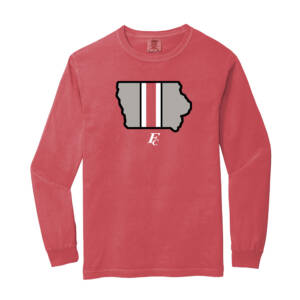 Forest City Staff Comfort Colors Heavyweight Ring Spun Long Sleeve Tee-Crimson