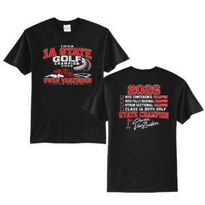Fulton Golf Champ Unisex Short Sleeve Tee-Black