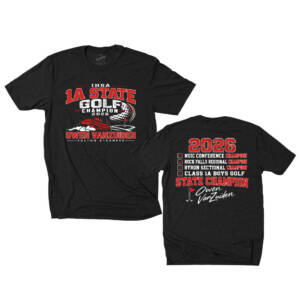 Fulton Golf Champ Unisex Premium Short Sleeve Tee-Black