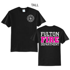 Fulton Fire Tall Short Sleeve Tee-Black