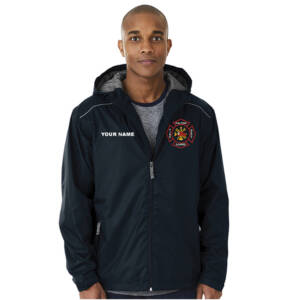 Fulton Fire Charles River NOR’EASTER men Watherproof jacket with hood-Black (m-3x)