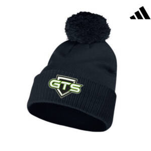GTS Baseball Adidas Cuff Pom Beanie – Black