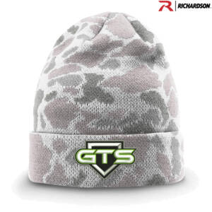 GTS Baseball Richardson Duck Camo Beanie-Blizzard Duck Camo