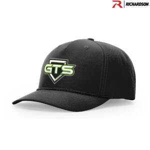 GTS Baseball Richardson Laser PERF Performance Rope Cap – Black