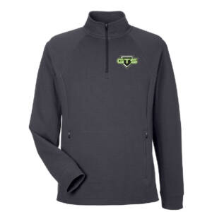 GTS Baseball North End Men’s Rhythm Waffle Quarter Zip Pullover – Carbon