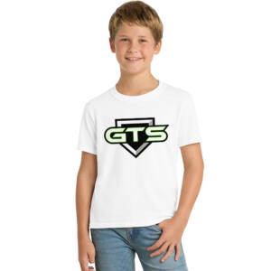 GTS Baseball Youth Short Sleeve Tee – White