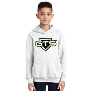 GTS Baseball Youth Hooded Sweatshirt – White