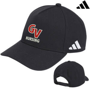 GV Nursing Adidas A Frame Snap Back Cap Black