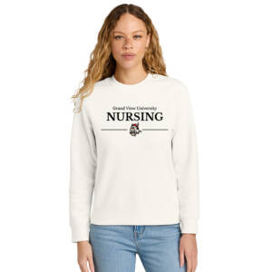 GV Nursing District Women’s V.I.T. Fleece Crew – Gardenia