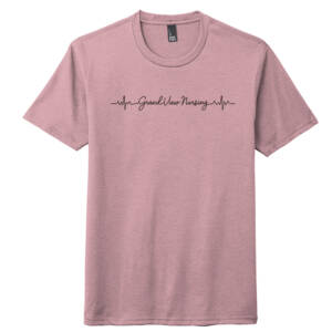 GV Nursing Unisex  District Perfect Tri blend Crew Tee – HeathLavender