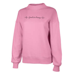 GV Nursing Charles River Women’s Willow Mock Neck Sweatshirt – Pink