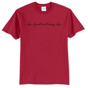 GV Nursing Unisex Short Sleeve T Shirt – RED