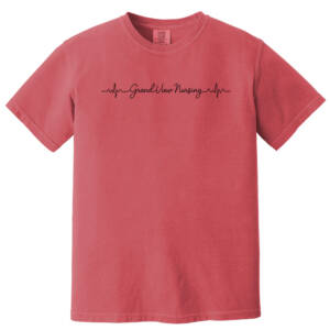 GV Nursing Comfort Colors Unisex Pigment Dyed Short Sleeve Shirt – Crimson
