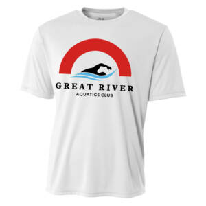 Great River Aquatics Adult Cooling Performance Tshirt -White