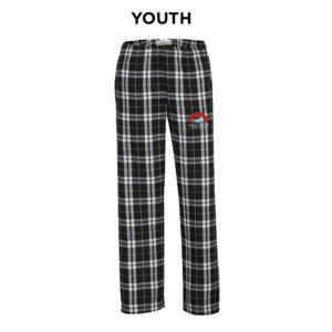 Great River Aquatics Boxercraft Youth Flannel Pants-Black/White