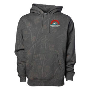 Great River Aquatics Unisex Independent Trading Co.Camo Pattern  Hooded Pullover Sweatshirt -Darkwood Tree Camo