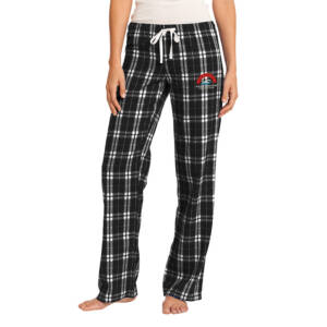 Great River Aquatics District Women Flannel Plaid Pant-Black