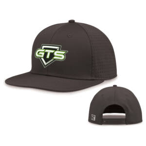 GTS Softball The Game Perforated GameChanger Snapback Cap -Graphite