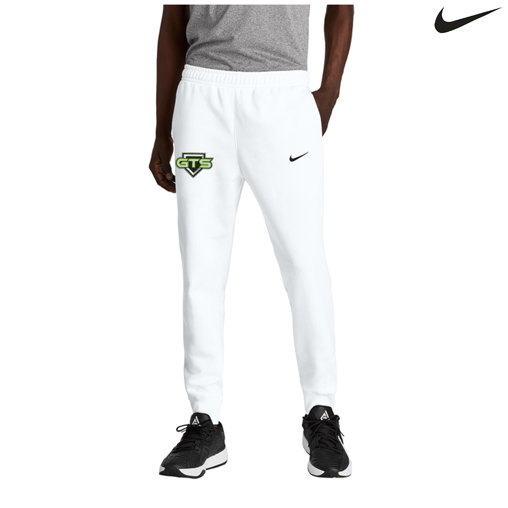 GTS Softball Nike Club Fleece Jogger Men- White