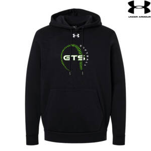 GTS Softball Under Armour Men’s Team Icon Fleece Hoodie-Black/White