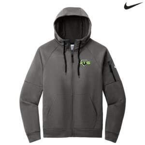 GTS Softball Nike Therma FIT Men Pocket Full Zip Fleece Hoodie – Anthracite