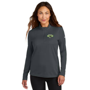 GTS Softball Nike Women’s Essential 1/2 Zip Cover Up – Anthracite