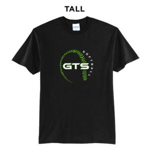 GTS Softball Tall Core Blend short Sleeve T Shirts – JetBlack