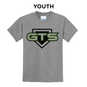 GTS Softball Youth Short Sleeve Tee -Athletic heather