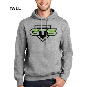 GTS Softball Tall Ultimate Pullover Hooded Sweatshirt – Athletic Heather