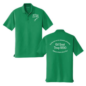 Girl Scout Troop Port Authority Dry Zone Men UV Micro Mesh Polo – Kelly