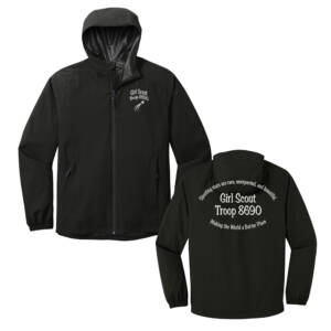 Girl Scout Troop Port Authority Men Essential Rain Jacket – DeepBlack