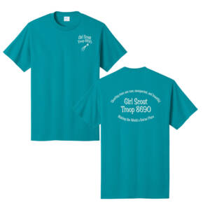 Girl Scout Troop Unisex Core Cotton Tee – BrightAqua