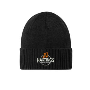 Hastings Show Choir Port Authority Rib Knit Cuff Beanie – DeepBlack