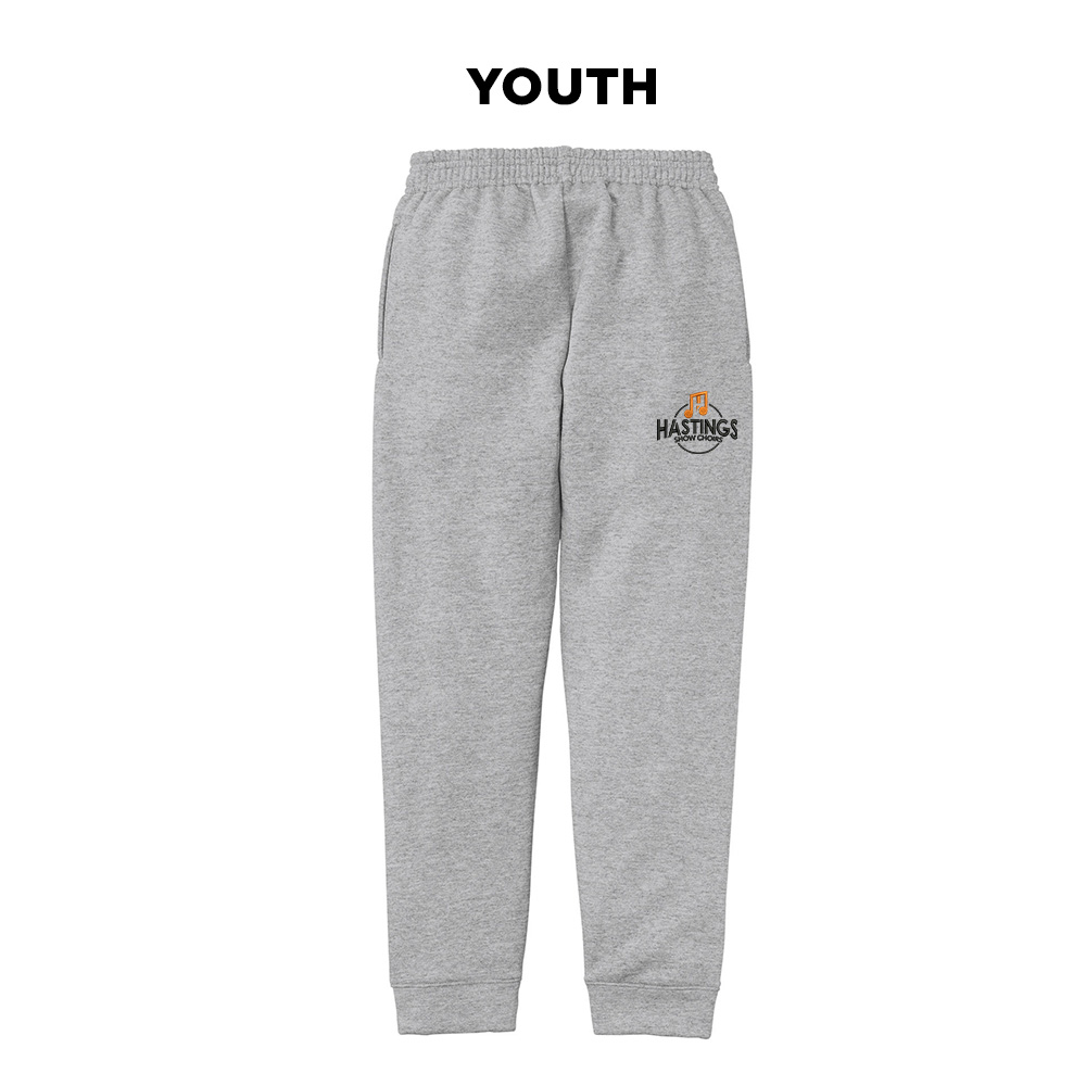 Hastings Show Choir Youth Core Fleece Jogger - AthleticHeather