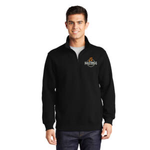 Hastings Show Choir Sport Tek Tall 1/4 Zip Sweatshirt – Black