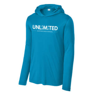Hastings Show Choir Sport Tek Posi UV Pro Long Sleeve Hoodie – Sapphire