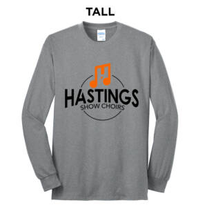 Hastings Show Choir  Tall Long Sleeve Core Blend T Shirt – AthleticHeather