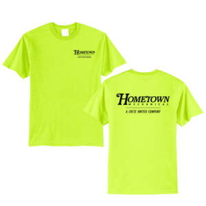 Hometown Unisex Short Sleeve Tee-Safety Green