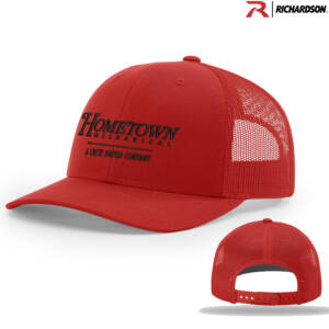 Hometown Richardson Pro Crown Mesh Back Adjustable back cap Solid-Red