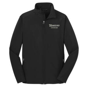 Hometown Port Authority Men Core Soft Shell Jacket-Black