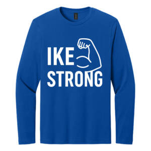 IKE Strong Gildan Softstyle Long Sleeve T Shirt – Royal
