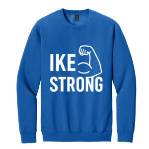 IKE Strong Gildan Unisex Softstyle Crewneck Sweatshirt – Royal