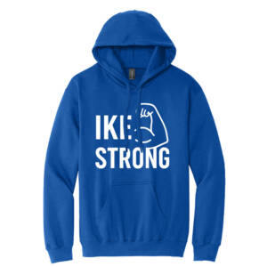 IKE Strong Gildan Unisex Softstyle Pullover Hooded Sweatshirt – Royal